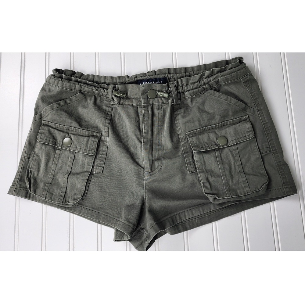 Aeropostale Olive Green Cargo Shorts size XS